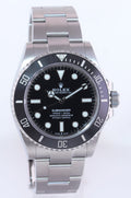 2023 NEW PAPERS Rolex Submariner 41mm Black Ceramic 124060LN No Date Watch Box
