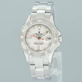 MINT Ladies Rolex Yacht-Master Steel 169622 29mm Platinum Watch Box