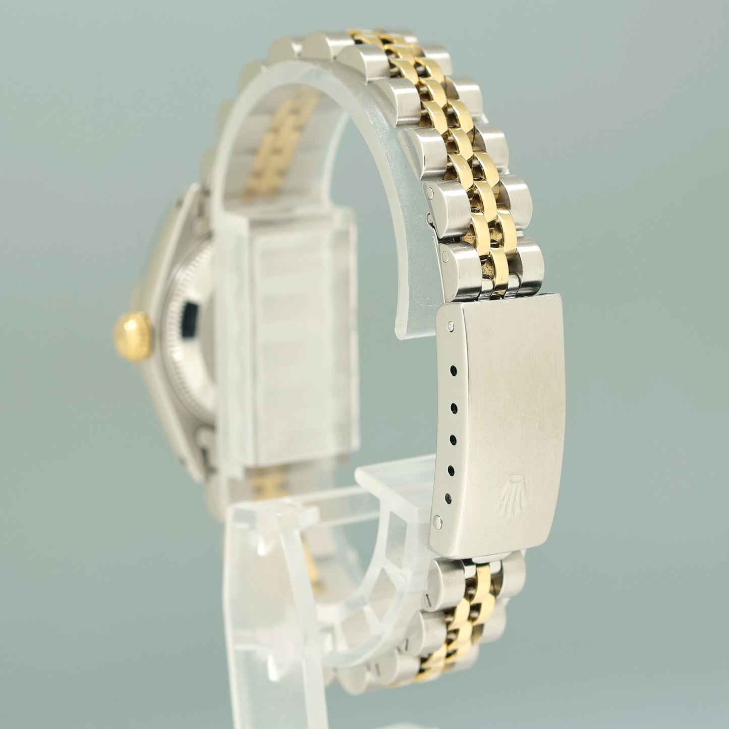 MINT PAPERS Ladies Rolex DateJust 26mm 69173 Two Tone Champagne Gold Jubilee Watch