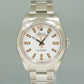 NEW STICKERS 2018 PAPERS Rolex Milgauss 116400 Orange White 40mm Steel Watch Box