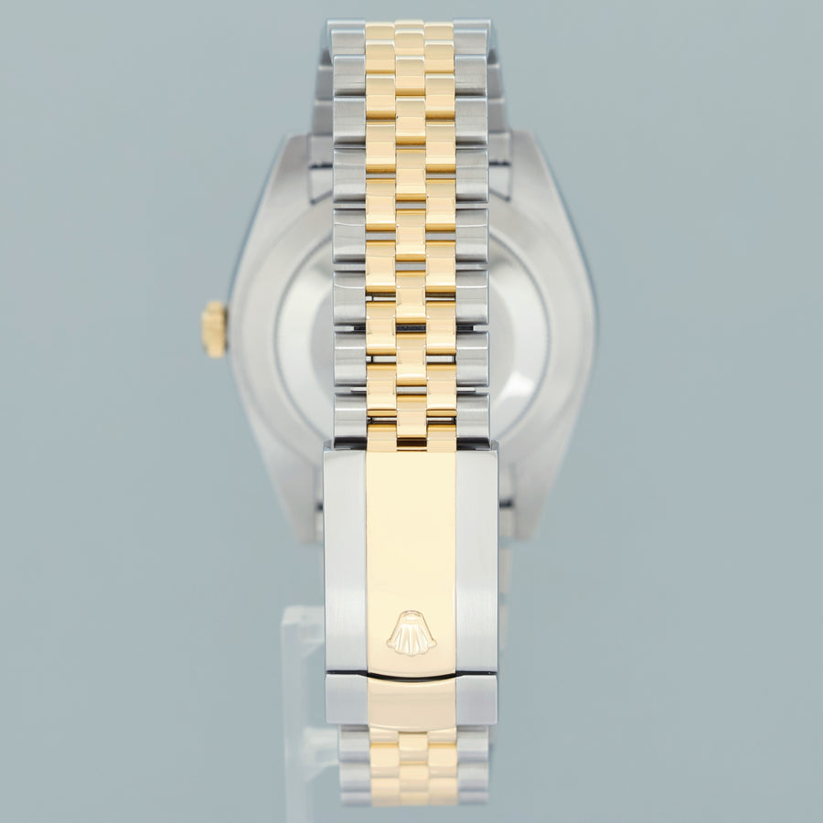 2024 MINT 126333 Rolex DateJust 41 Two Tone Yellow Gold 41mm Champagne Watch Box