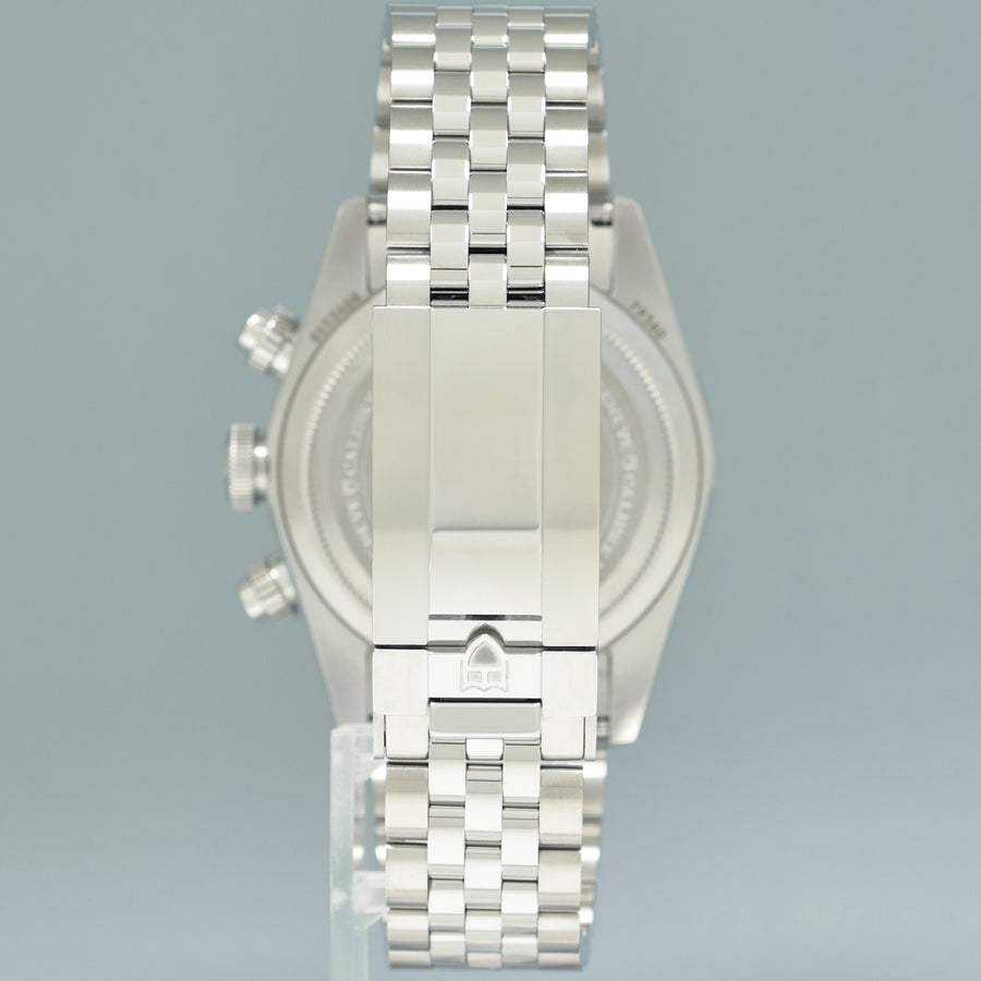 2024 NEW PAPERS Tudor Heritage Pink Chrono Jubilee Steel Black Bay Watch 79360N Box