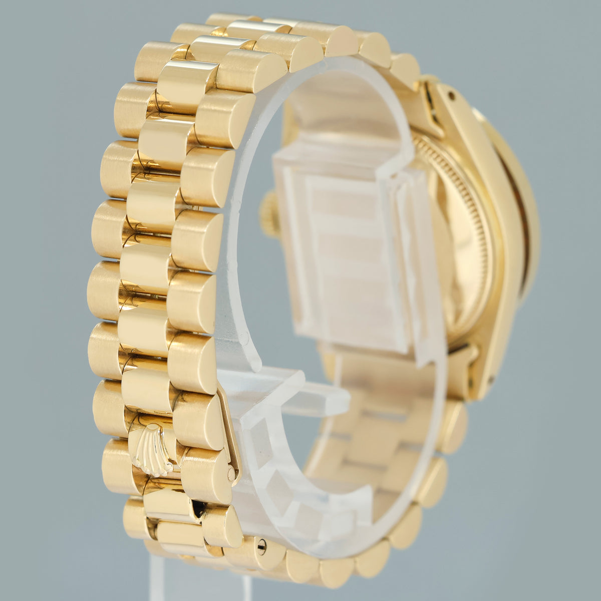 PEARL DIAMOND Rolex 6827 Yellow Gold 31mm Midsize Lady President Watch
