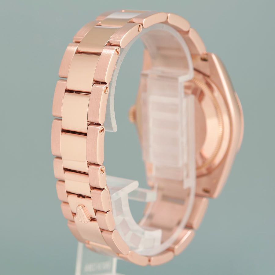 MINT Rolex President Day Date 36mm Rose Gold 118205 White Roman Watch Box