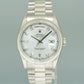 2007 PAPERS MINT Rolex Platinum 36mm President 118206 Glacier Blue Diamond Watch Box