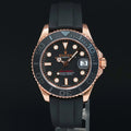 2022 MINT Rolex Yacht-Master 268655 Everose Gold 37mm Oysterflex Watch Box