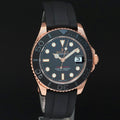 2022 MINT Rolex Yacht-Master 268655 Everose Gold 37mm Oysterflex Watch Box