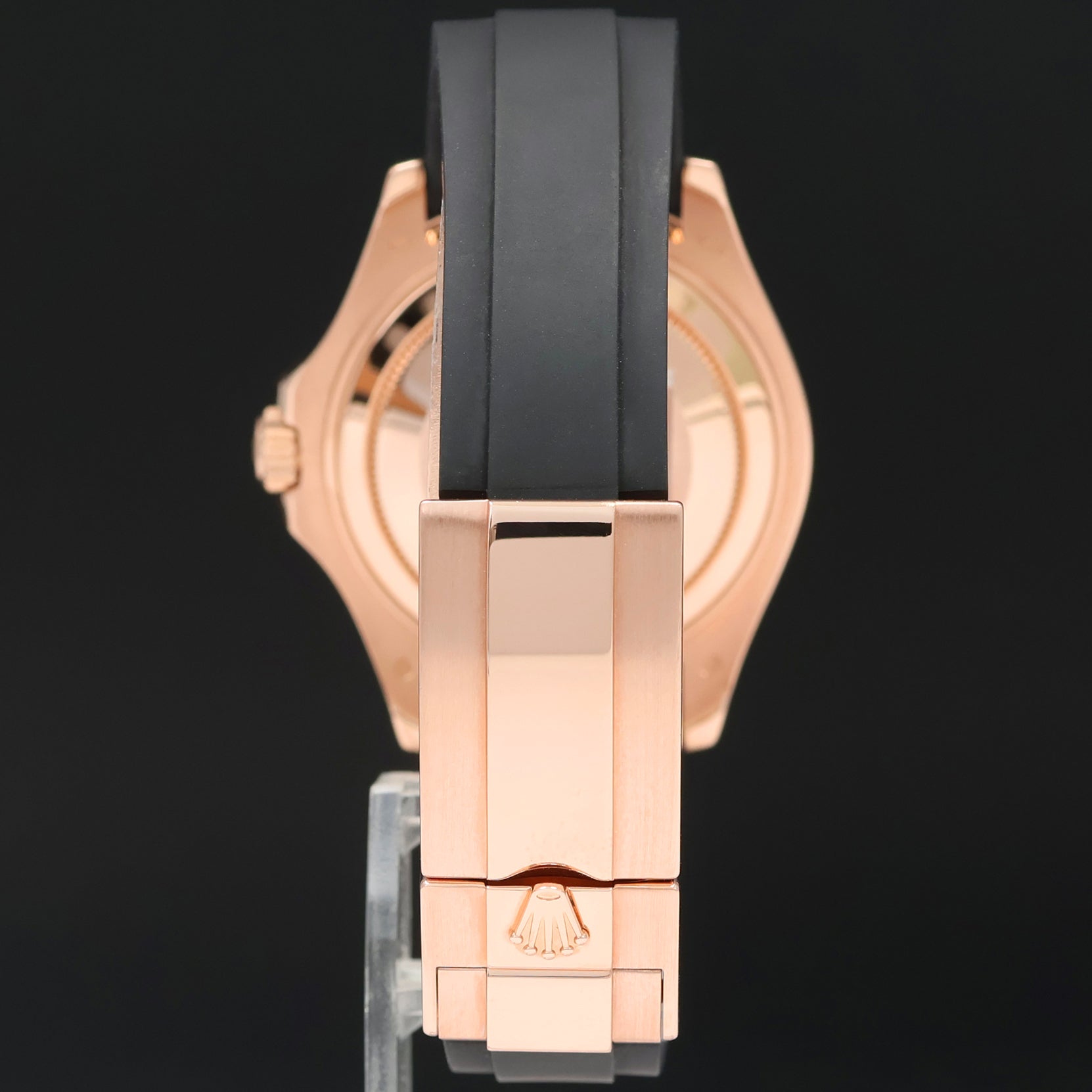 2022 MINT Rolex Yacht-Master 268655 Everose Gold 37mm Oysterflex Watch Box