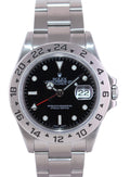 2007 MINT Rolex Explorer II 16570 Stainless Steel Black 3186 GMT 40mm Watch Box