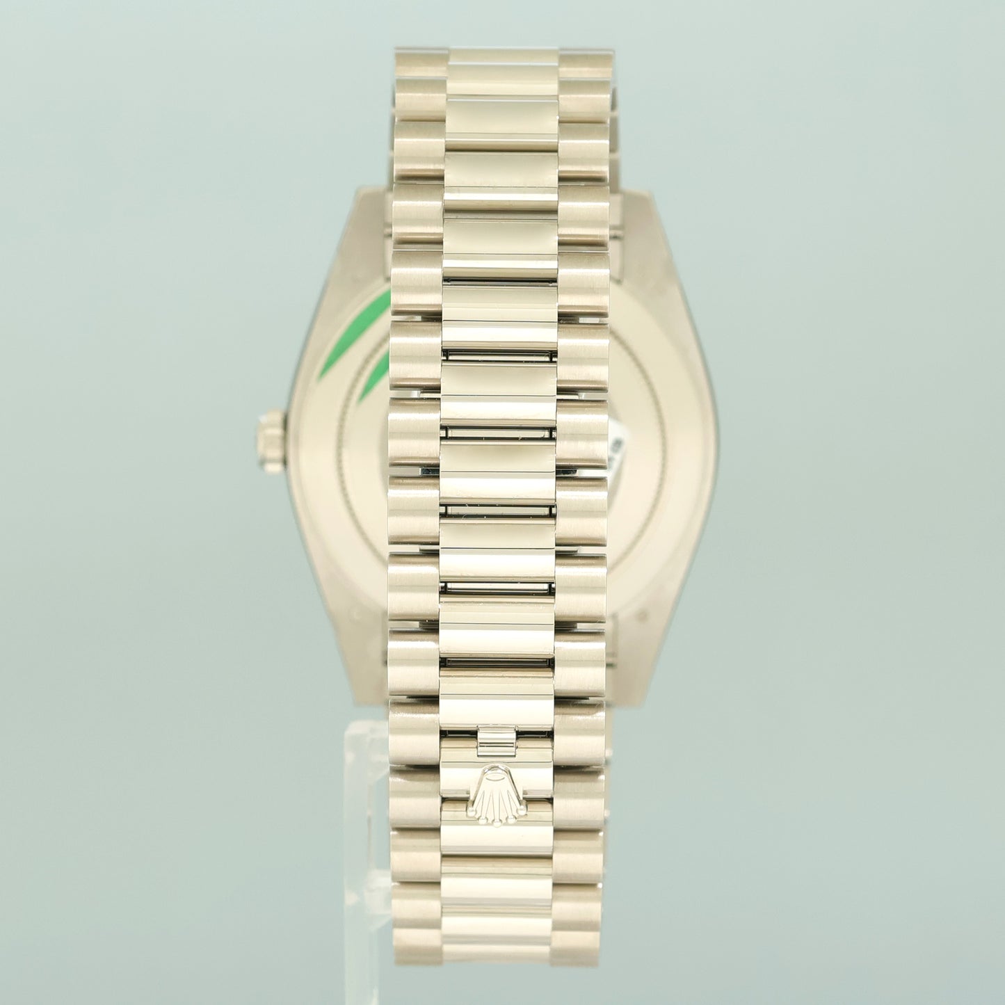 2025 NEW PAPERS Rolex Day Date 40 White Gold Blue Ombre Diamond 228349RBR Watch