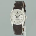 Rolex 1500 Date 34mm Steel Oyster Silver Stick Leather Automatic Watch Box