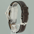 Rolex 1500 Date 34mm Steel Oyster Silver Stick Leather Automatic Watch Box