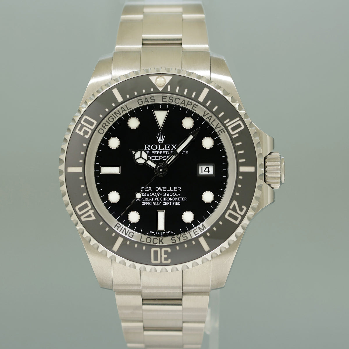 MINT 2024 RSC Papers Rolex Sea-Dweller DEEPSEA 116660 Steel 44mm Black Watch Box