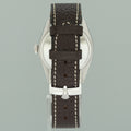 Rolex 1500 Date 34mm Steel Oyster Silver Stick Leather Automatic Watch Box