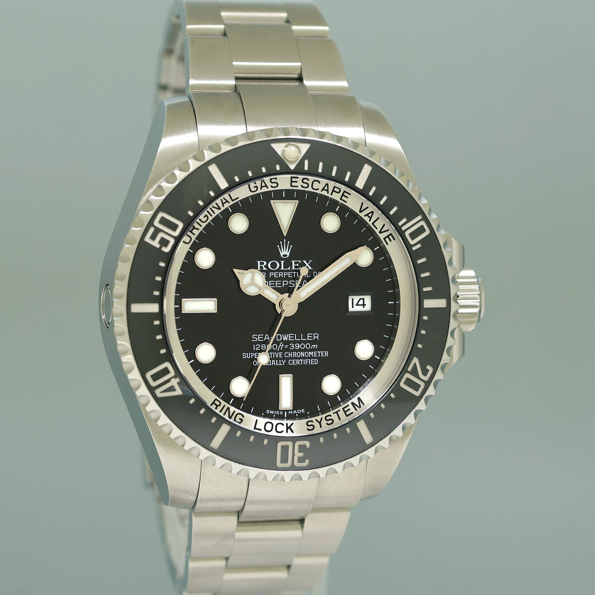 MINT 2024 RSC Papers Rolex Sea-Dweller DEEPSEA 116660 Steel 44mm Black Watch Box