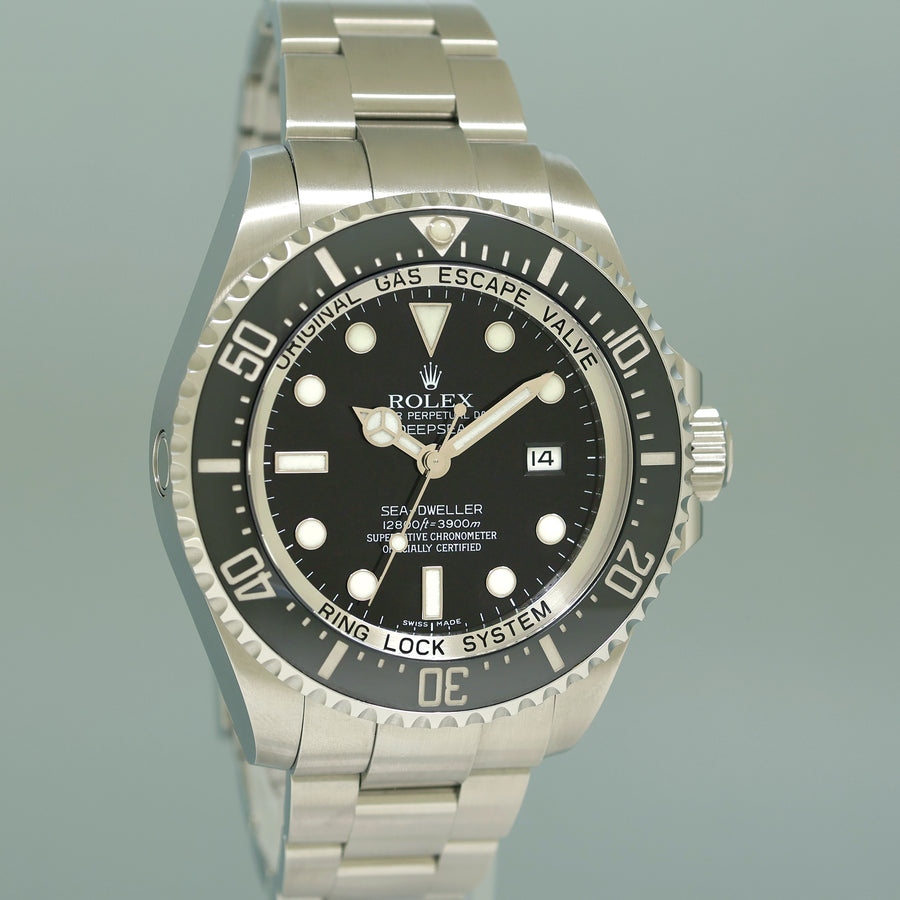 MINT 2024 RSC Papers Rolex Sea-Dweller DEEPSEA 116660 Steel 44mm Black Watch Box