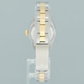 Papers MOP Diamond Pearl Ladies Rolex DateJust 26mm 69173 Two Tone Gold Oyster Watch