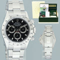 PAPERS 2026 RSC MINT Rolex Daytona 116520 Black Dial Steel Chronograph 40mm Watch Box