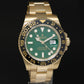 MINT 2013 PAPERS Rolex GMT-Master 2 Ceramic Green Dial 116718 Yellow Gold Watch