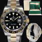 MINT 2016 Rolex GMT-Master 2 Ceramic 116713 Black Two Tone Steel Gold Watch Box