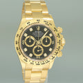 2023 NEW Rolex Daytona 116508 Black Diamond Yellow Gold 40mm Chrono Watch Box