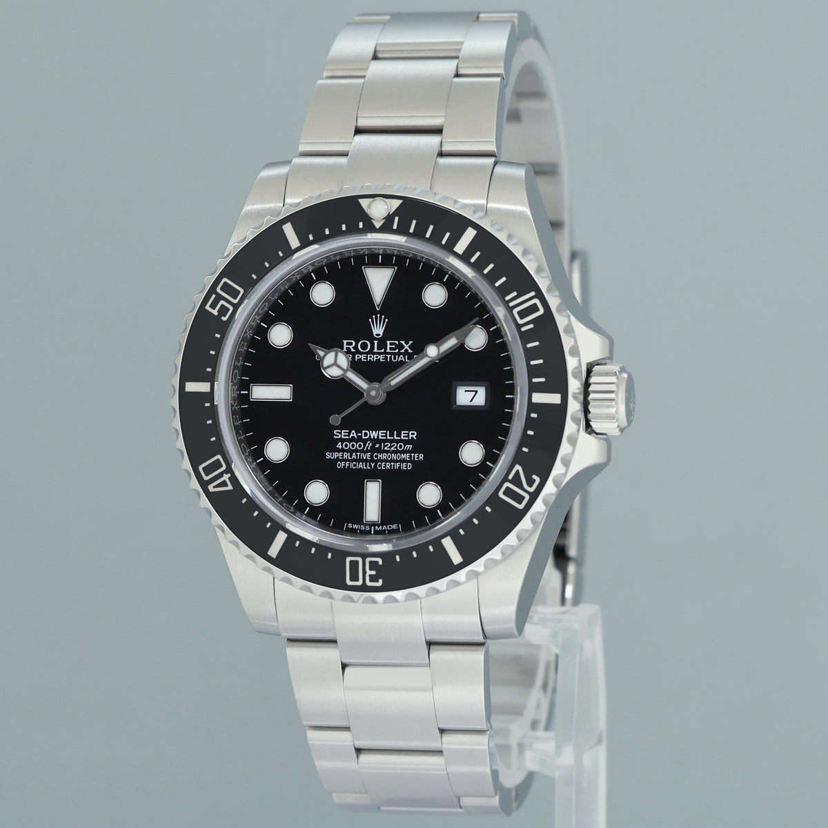 2024 CPO & PAPERS Rolex 116600 Seadweller SDK4 4000 Steel Black 40mm Ceramic  Watch