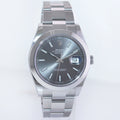 2023 NEW PAPERS Rolex 126300 DateJust 41mm 41 Steel Rhodium Stick Oyster Watch Box