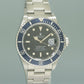 MINT Rolex Submariner Date 16610 Patina Steel Black Oyster 40mm Watch Box