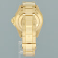 2002 MINT Rolex 16618LN Submariner 18k Yellow Gold Black Dial 40mm No Hole Case Watch