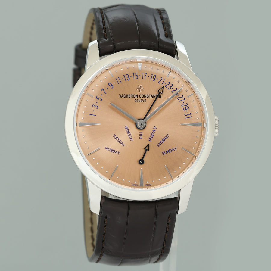 2023 PAPERS Vacheron Constantin 4000U/000P-H003 Patrimony Platinum Retrograde Watch