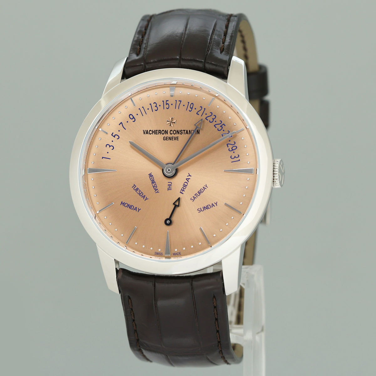 2023 PAPERS Vacheron Constantin 4000U/000P-H003 Patrimony Platinum Retrograde Watch
