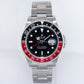 MINT 2004 Rolex GMT-Master II 2 Coke Black Red Steel No Holes 16710 Watch Box