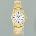 MINT Ladies Rolex 68278 Yellow Gold 31mm Midsize Datejust Oyster Watch