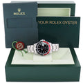 MINT 2004 Rolex GMT-Master 2 Coke Black Red Steel No Holes 16710 Watch Box