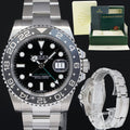 MINT Rolex GMT Master II 116710LN Steel Ceramic Black 40mm Watch Box