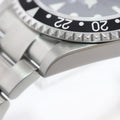 MINT 2004 Rolex GMT-Master 2 Coke Black Red Steel No Holes 16710 Watch Box