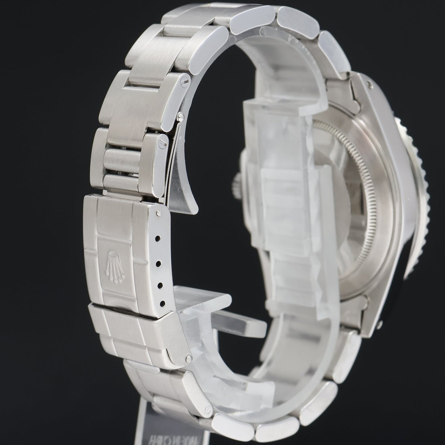 MINT 1999 Rolex GMT-Master II 2 Pepsi Blue Red Steel 16710 Black Dial Watch Box