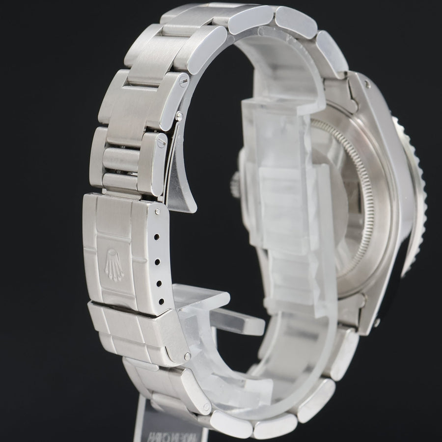 MINT 1999 Rolex GMT-Master II 2 Pepsi Blue Red Steel 16710 Black Dial Watch Box