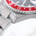 MINT 2004 Rolex GMT-Master 2 Coke Black Red Steel No Holes 16710 Watch Box