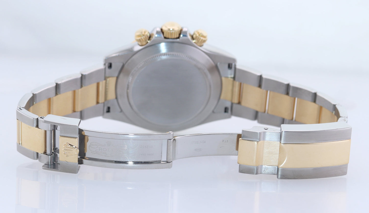 2015 MINT Rolex Daytona 116523 White Dial Steel Yellow Gold Two Tone Watch Box