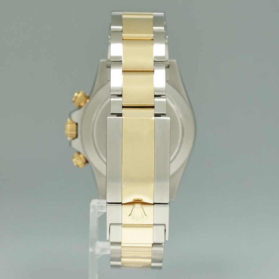2010 MINT Rolex Daytona 116523 White Dial Steel Yellow Gold Two Tone Watch Box