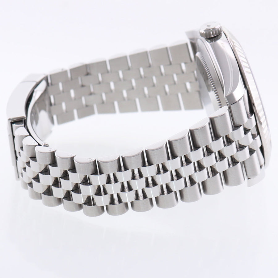 2022 MINT Rolex DateJust 41 Blue Diamond Jubilee Fluted 126334 Watch Box