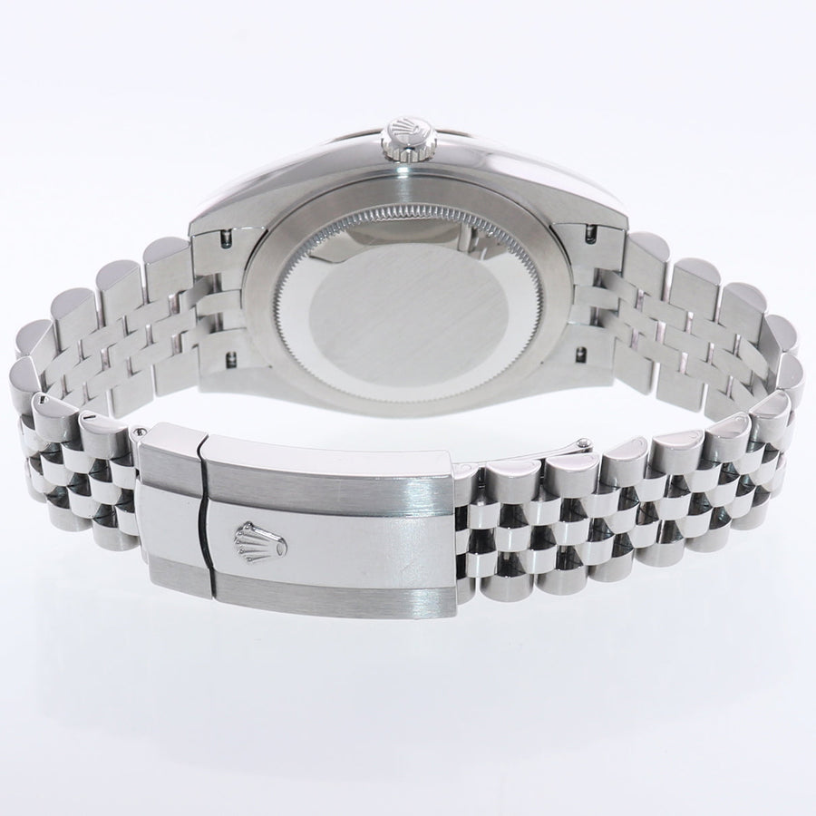 2022 MINT Rolex DateJust 41 Blue Diamond Jubilee Fluted 126334 Watch Box