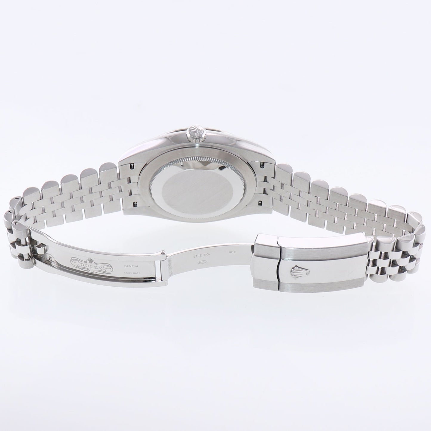 2022 MINT Rolex DateJust 41 Blue Diamond Jubilee Fluted 126334 Watch Box