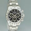 MINT 2004 Rolex Daytona 116520 Black Dial Steel Chronograph 40mm Watch Box
