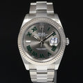 MINT PAPERS Rolex 126334 DateJust 41 Wimbledon Dial Fluted Oyster Band Watch Box