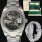 2023 MINT Rolex DateJust 41 Wimbledon Dial Fluted Oyster Band 126334 Watch Box