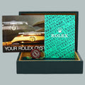 Rolex DateJust 36mm Black Stick 1601 Jubilee Steel Watch Box
