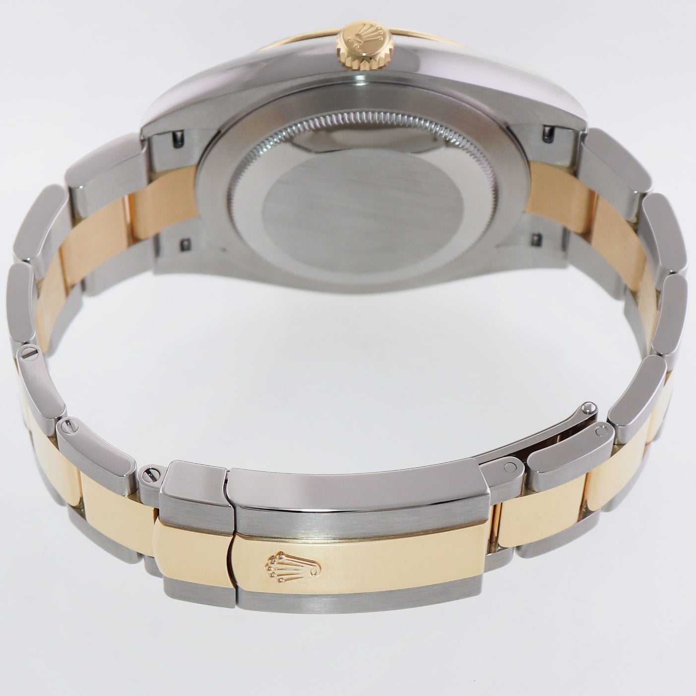 2021 MINT Rolex DateJust 126333 Two Tone Gold Champagne Diamond 41mm Watch Box