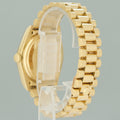 MINT Rolex 18038 President Day Date Yellow Gold Champagne Diamond Quickset Watch